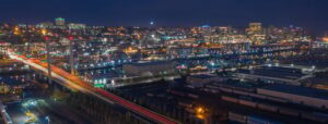 509 Highway Bridge Crossing Dock Street Tacoma Washington Downtown